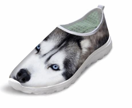 Chaussures De Maille D'air D'impression De Chien De Style Mignon