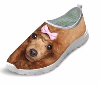 Chaussures De Marche Décontractées À Imprimé Chien