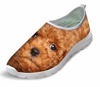 Chaussures De Marche Décontractées À Imprimé Chien