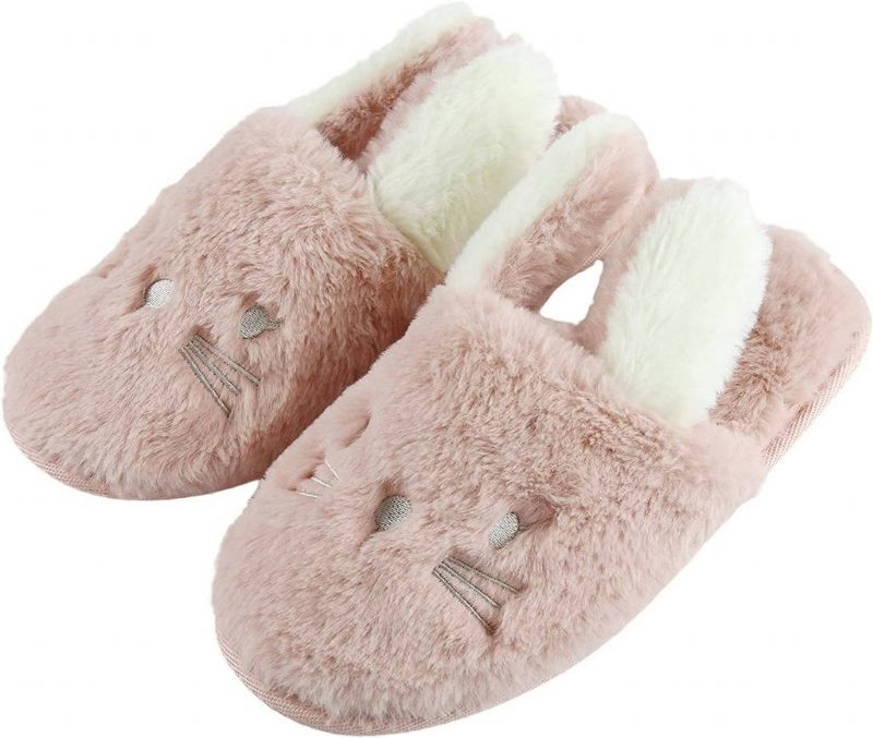 Chaussures D'intérieur En Peluche Lapin