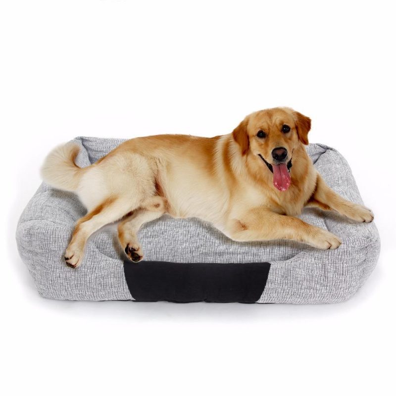 Chenil Pour Chien Tapis De Coussin Amovible Lit De Couchage Nid