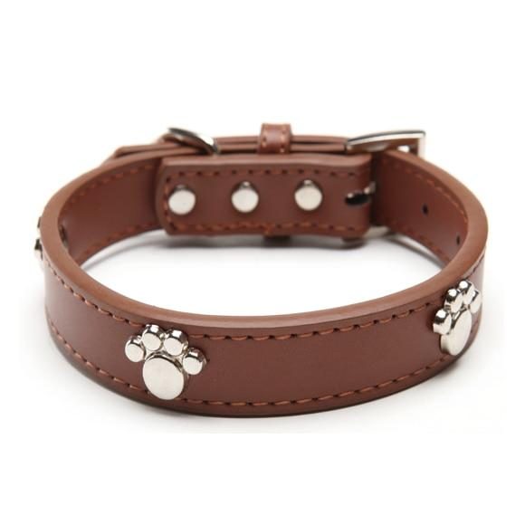 Clous De Patte En Cuir Colliers Pour Animaux De Compagnie