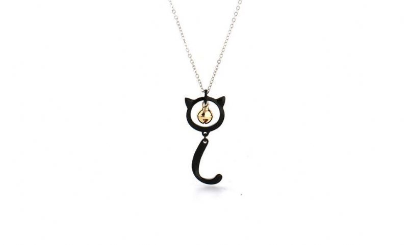 Collier Coccinelle Miraculeuse Chat Noir Avec Breloque Cloche