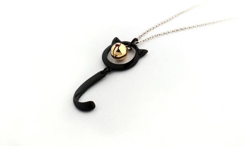 Collier Coccinelle Miraculeuse Chat Noir Avec Breloque Cloche