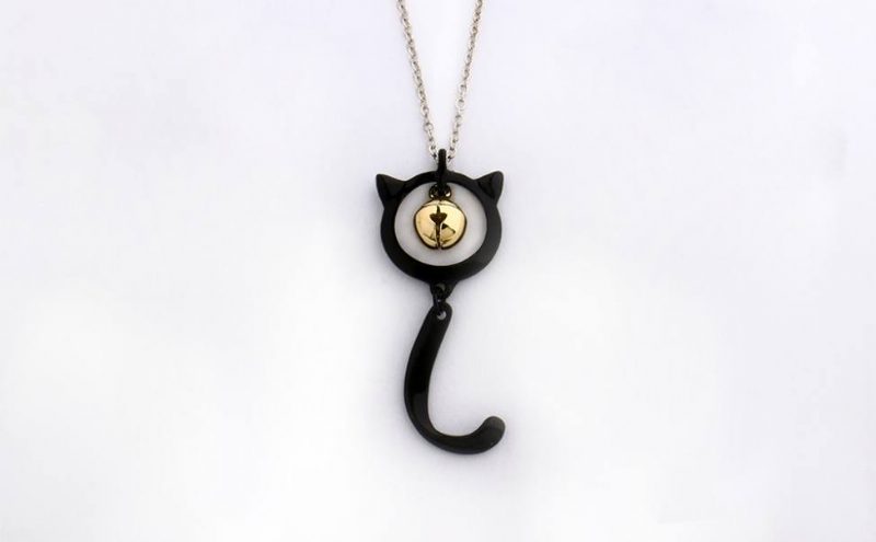 Collier Coccinelle Miraculeuse Chat Noir Avec Breloque Cloche