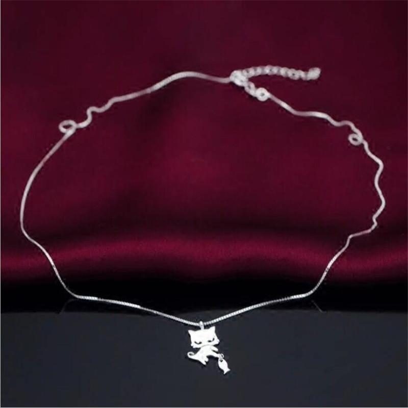 Collier Créatif Chaton Et Poisson