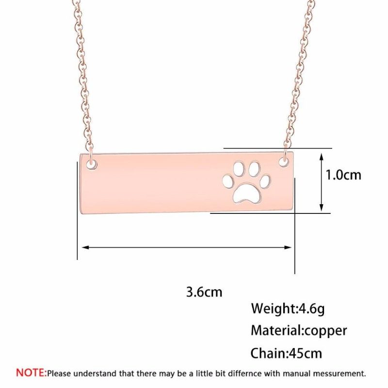 Collier De Patte De Chat