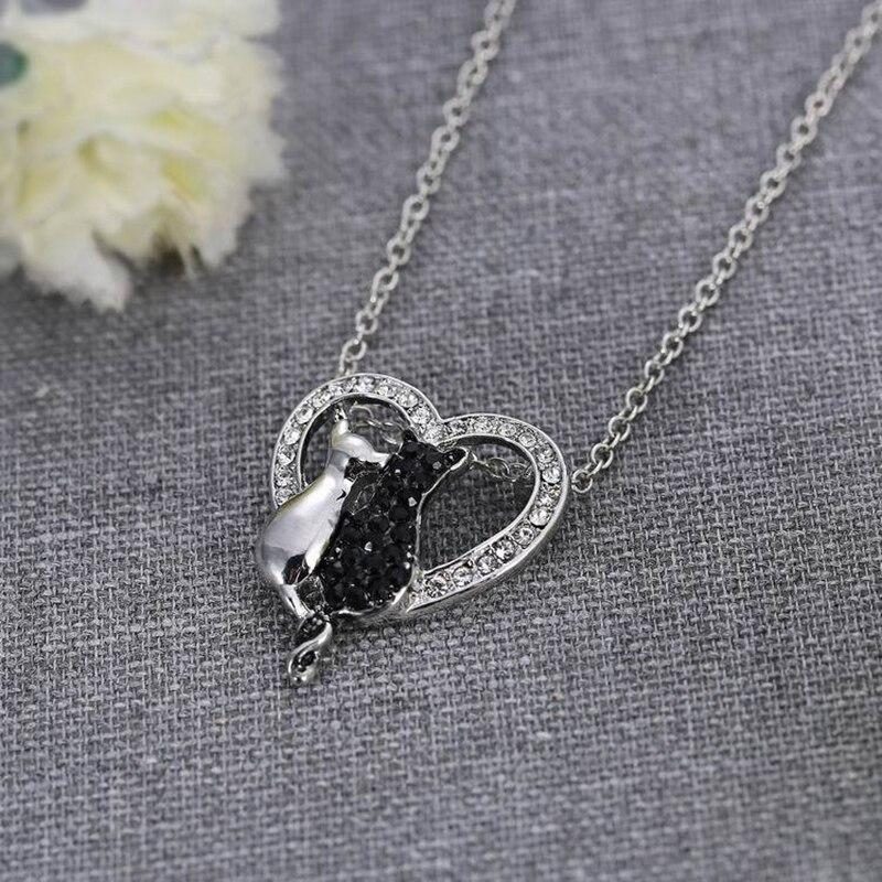 Collier Pendentif Amoureux Des Chats