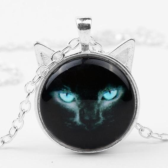 Collier Pendentif Chat