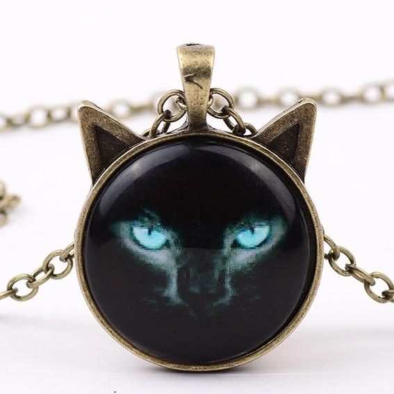 Collier Pendentif Chat