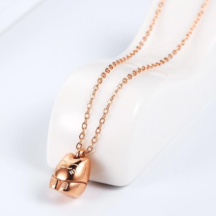 Collier Pendentif Chat En Or Rose