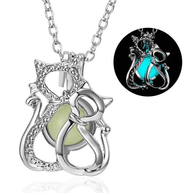 Collier Pendentif Lumineux Creux