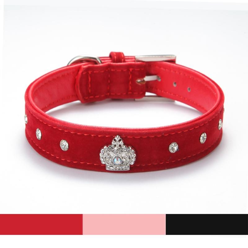 Collier Pour Animaux De Compagnie Couronne Strass