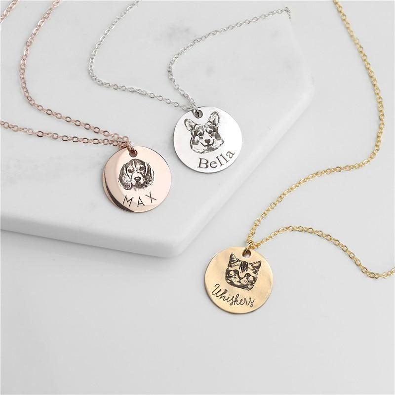 Collier Pour Animaux De Compagnie Disque Gravé