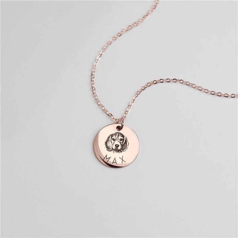 Collier Pour Animaux De Compagnie Disque Gravé