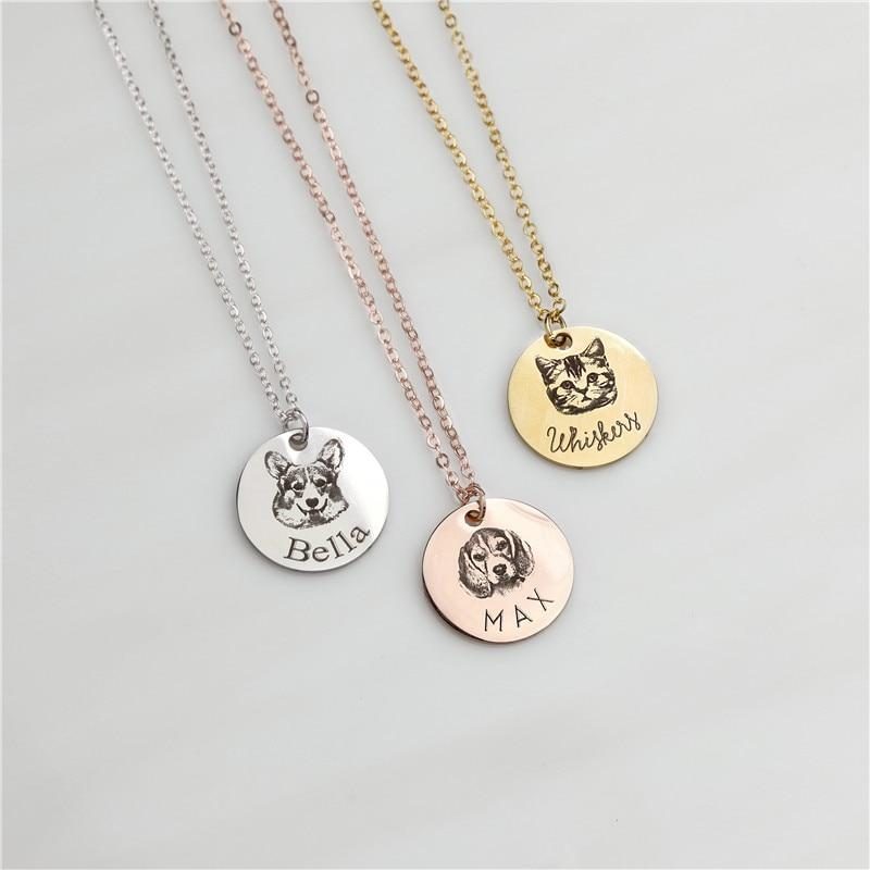 Collier Pour Animaux De Compagnie Disque Gravé