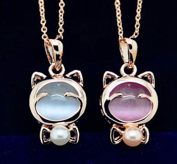 Colliers Et Pendentifs Chat Porte-bonheur