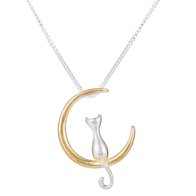 Colliers Et Pendentifs Lune De Chat