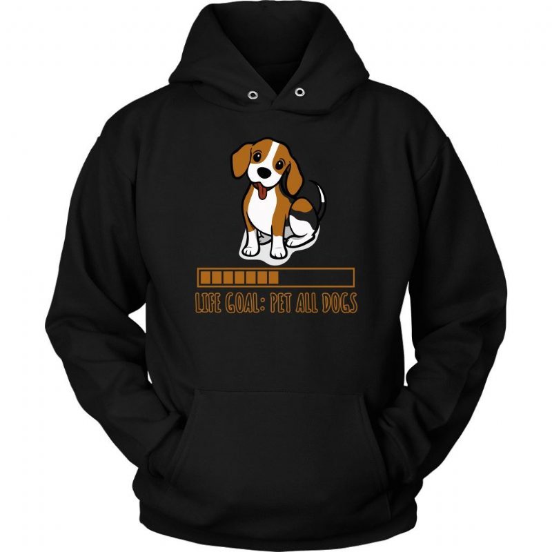 Conception De Sweat À Capuche Pour Chien Life Goal