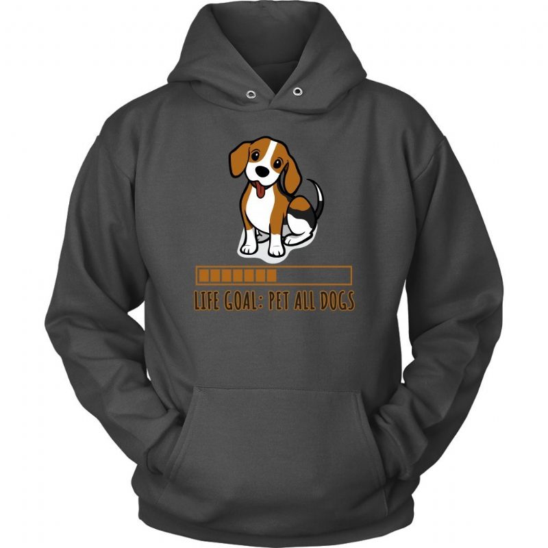 Conception De Sweat À Capuche Pour Chien Life Goal