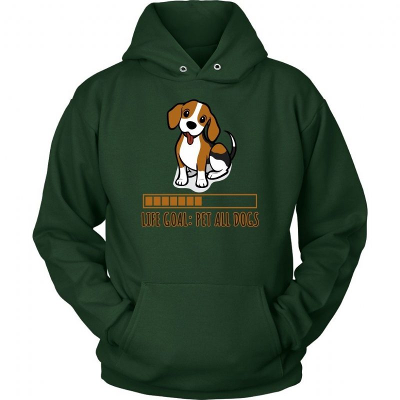 Conception De Sweat À Capuche Pour Chien Life Goal