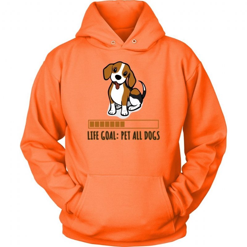 Conception De Sweat À Capuche Pour Chien Life Goal