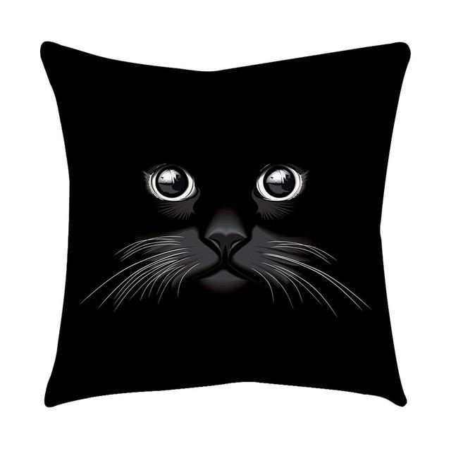 Conception De Yeux De Chat Taies D'oreiller