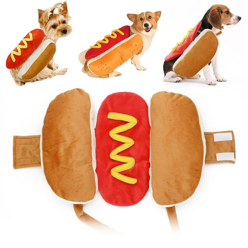 Costume D'halloween Pour Animaux De Compagnie Hot-dog