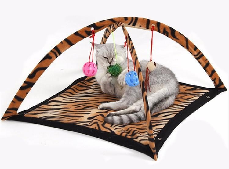 Couverture De Coussin De Lit Pour Chat Avec Jouets Pour Chats