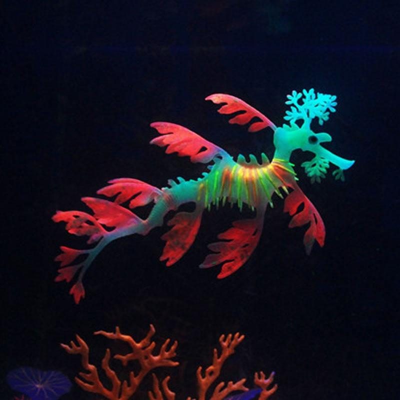 Dragon De Mer En Silicone Artificiel Brillant Lumineux