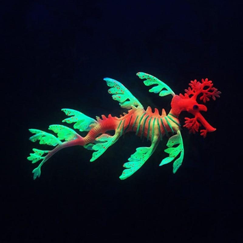 Dragon De Mer En Silicone Artificiel Brillant Lumineux
