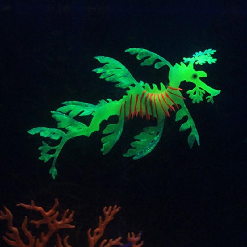 Dragon De Mer En Silicone Artificiel Brillant Lumineux