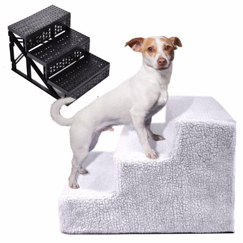 Échelle De Rampe Pour Animaux De Compagnie Portable 3 Marches