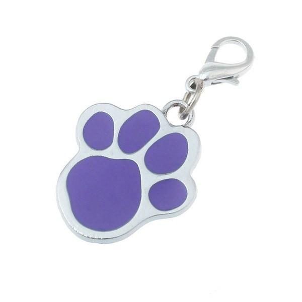 Étiquette Pendentif Collier De Chien Pawprint