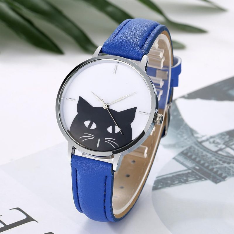 Fabuleuse Montre-bracelet De Chat Mignon