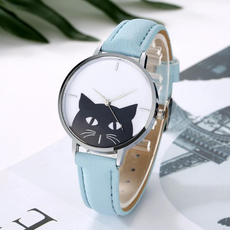 Fabuleuse Montre-bracelet De Chat Mignon