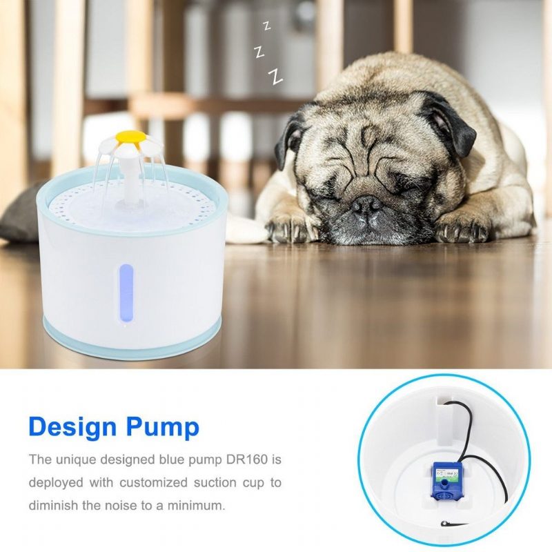 Fontaine À Boire Pour Distributeur D'eau Pour Animaux De Compagnie À Led