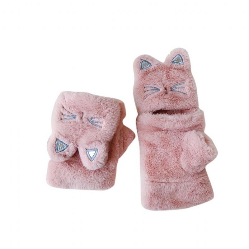 Gants En Peluche À Écran Tactile Pour Chat