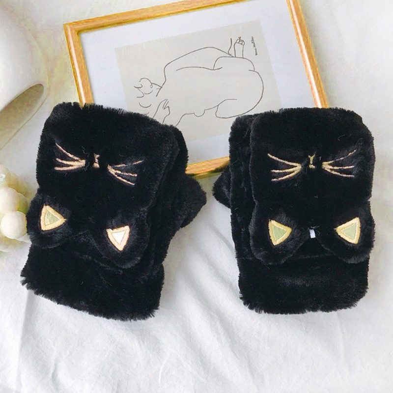 Gants En Peluche À Écran Tactile Pour Chat