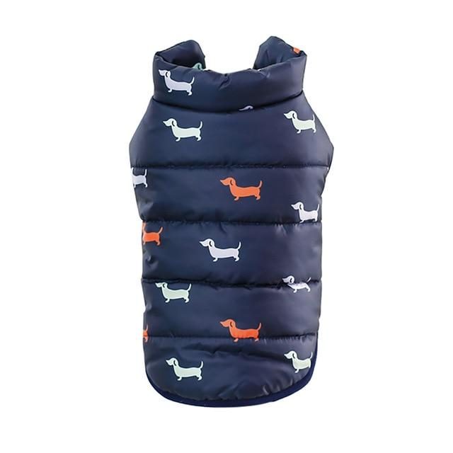 Gilet D'hiver Rembourré Pour Animaux De Compagnie