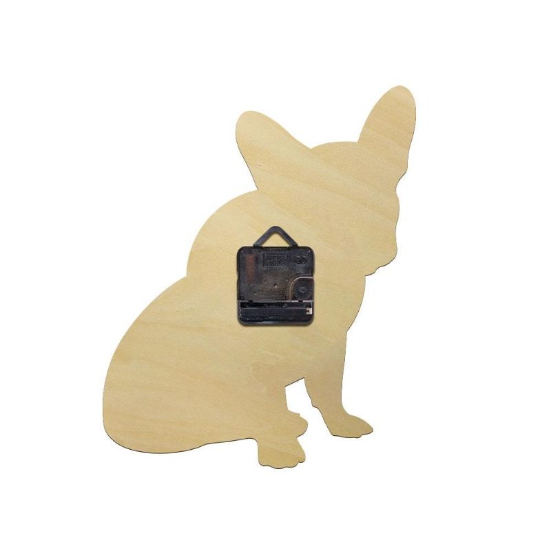 Horloge Murale 3d Bouledogue Français