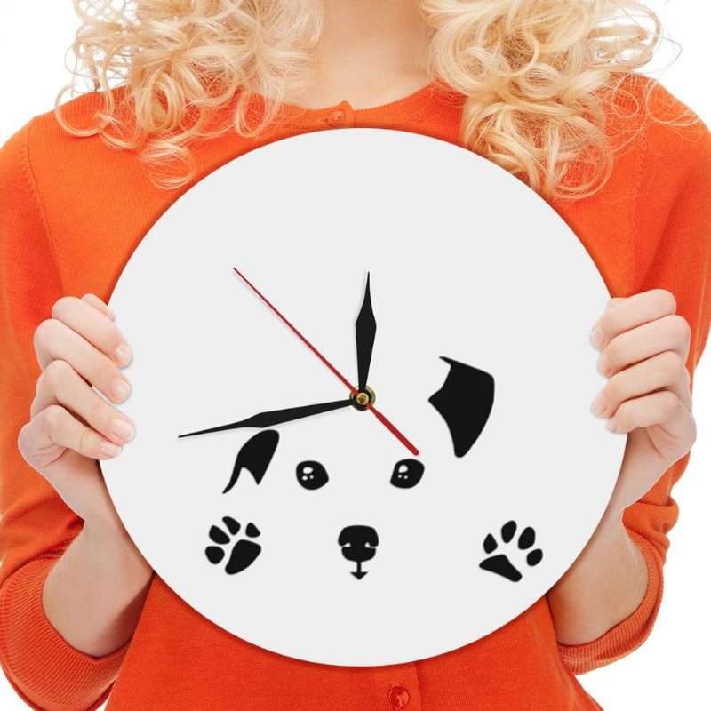 Horloge Murale Adorable Chien