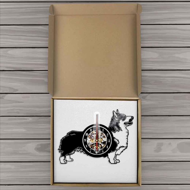 Horloge Murale Chien Corgi Gallois