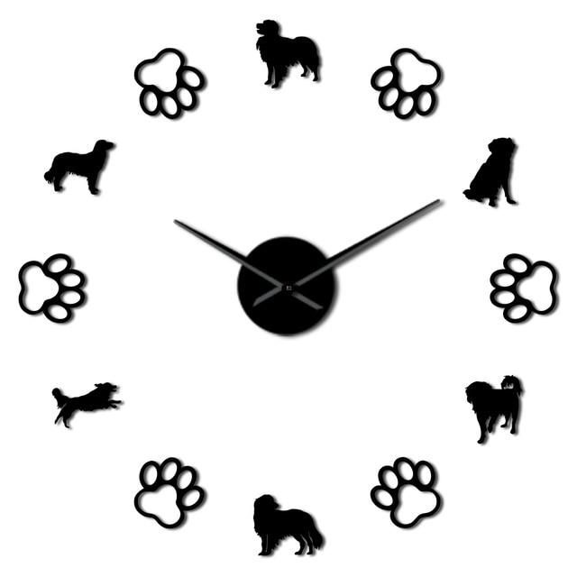 Horloge Murale De Races De Chiens Des Pays-bas