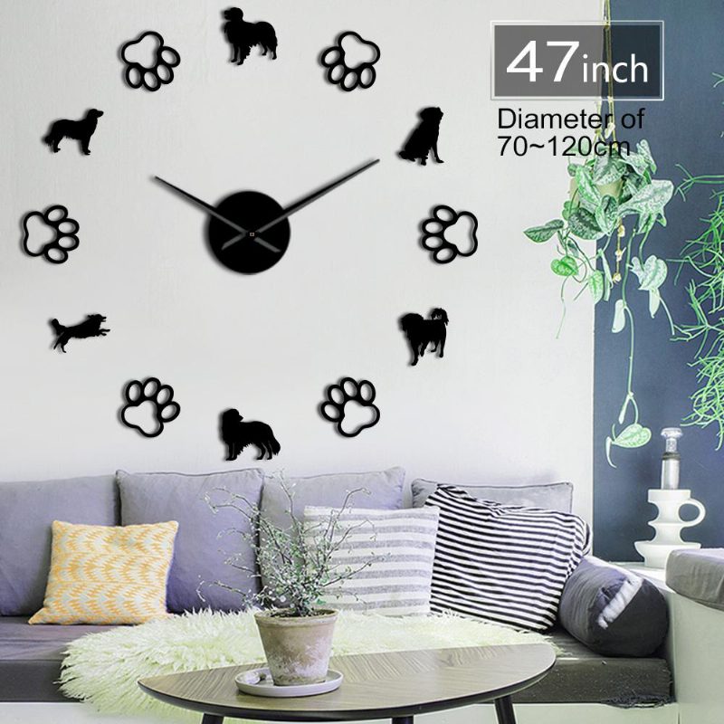 Horloge Murale De Races De Chiens Des Pays-bas