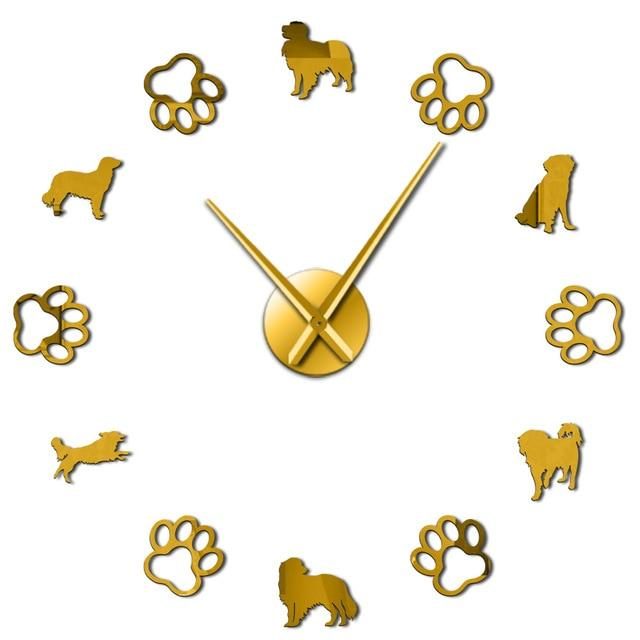 Horloge Murale De Races De Chiens Des Pays-bas