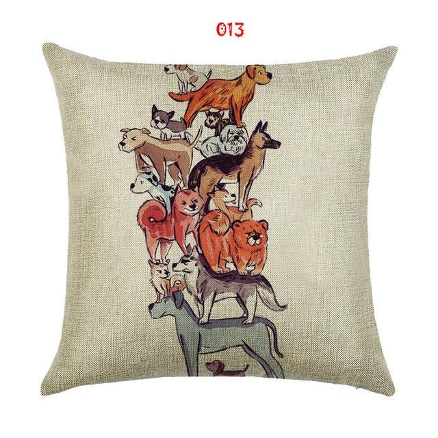 Housse De Coussin Adorable Chien