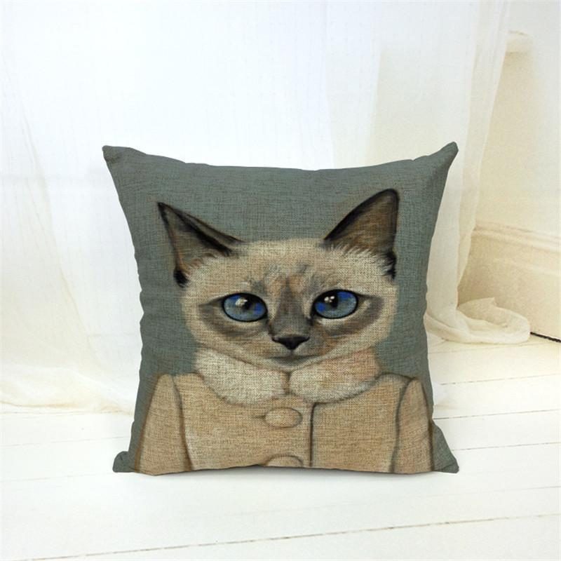 Housse De Coussin De Coussin De Chat Adapté