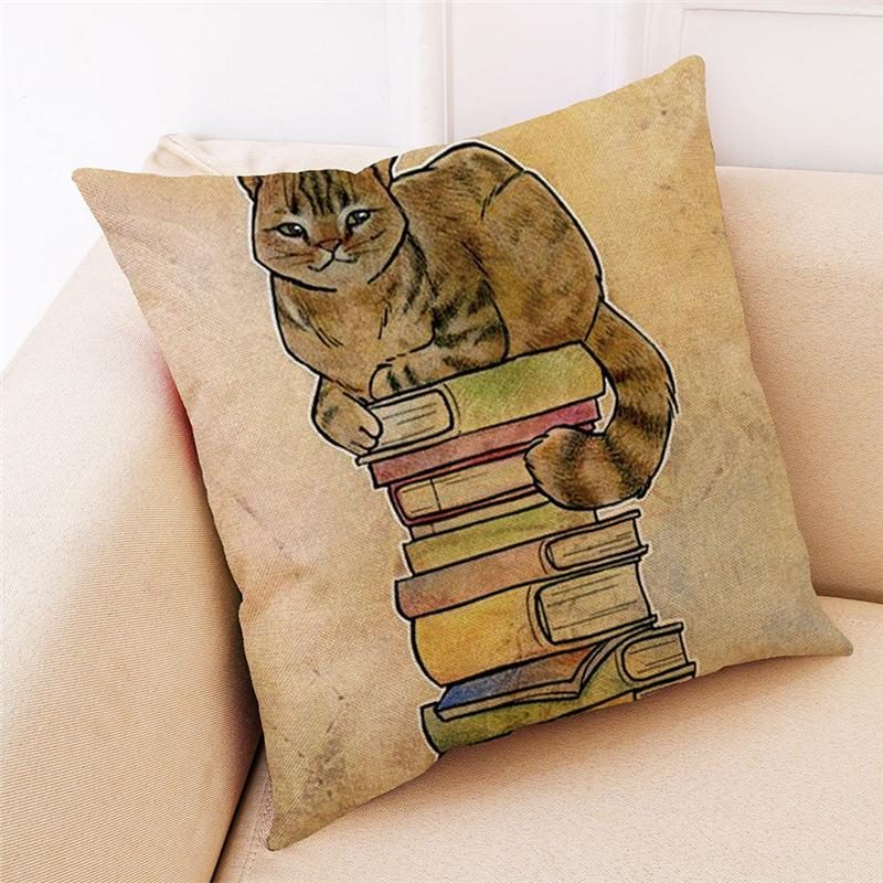 Housse De Coussin Chat Paresseux