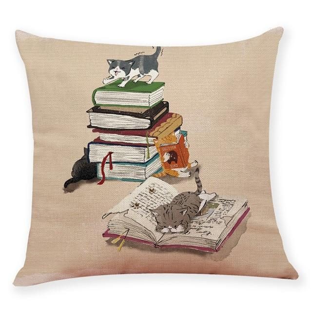 Housse De Coussin Chat Paresseux